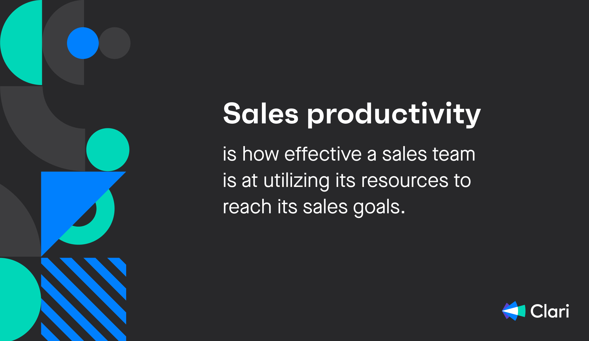 What is sales productivity?