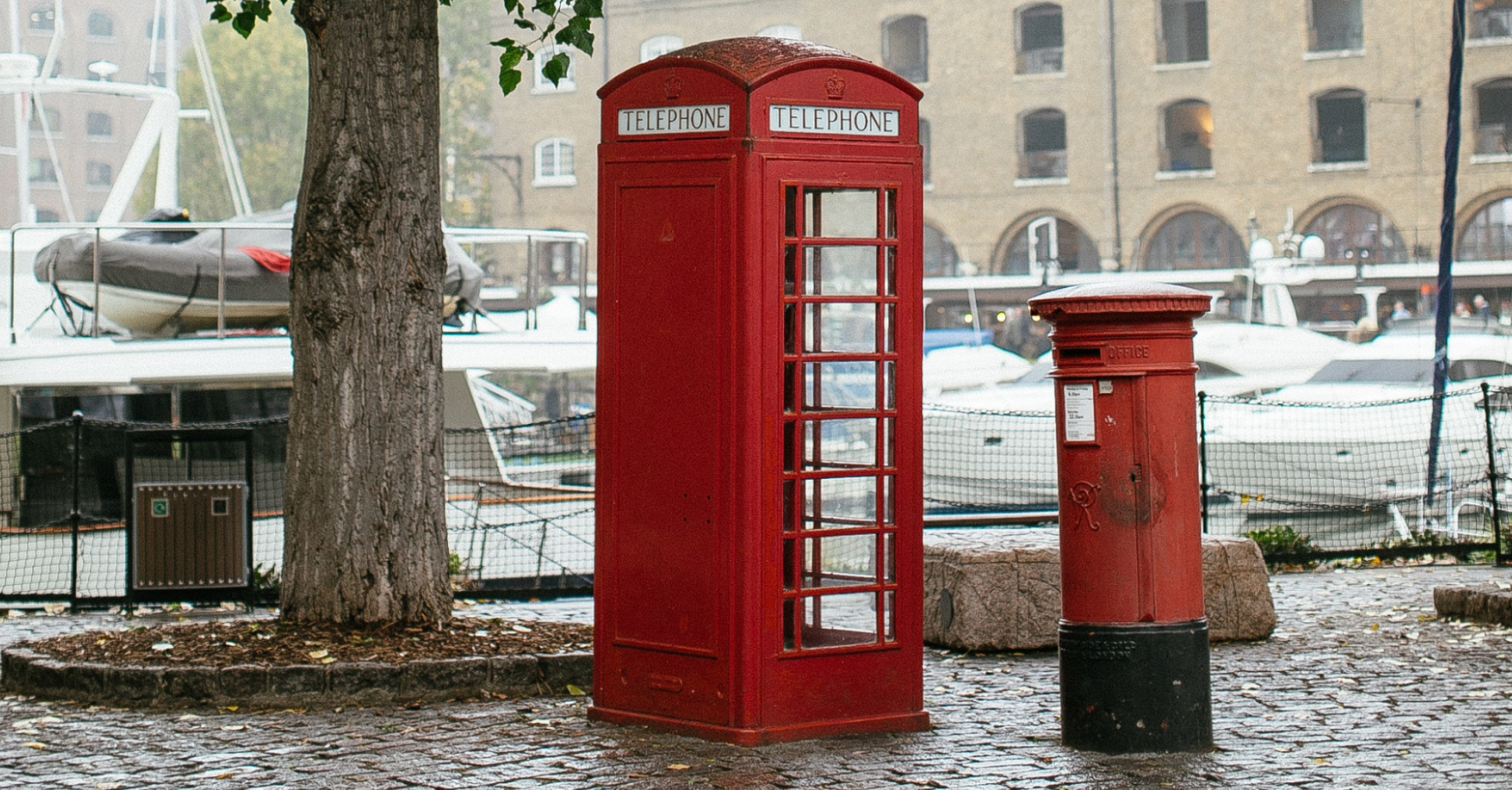 Red telephone booth